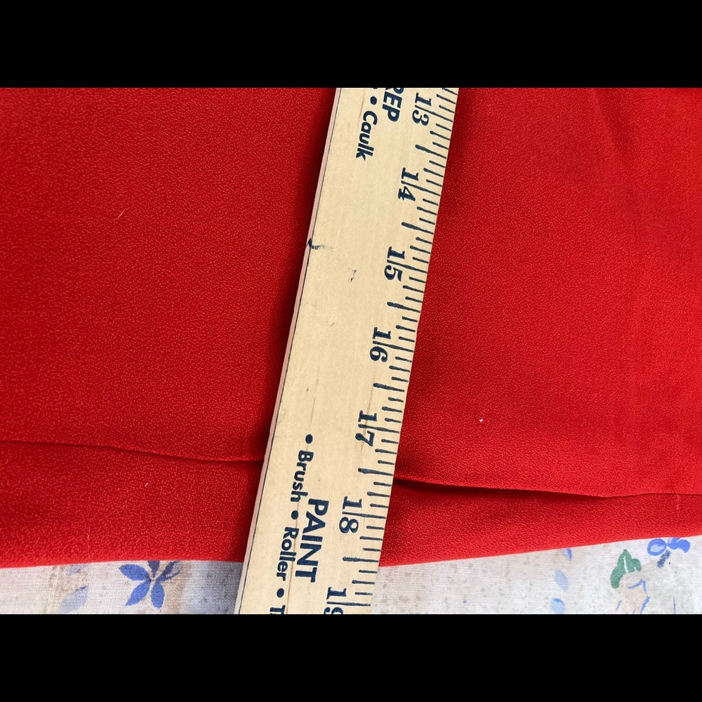 Vintage Evan Picone Red Button Up Blazer Dress Size 6 - Picture 14 of 16